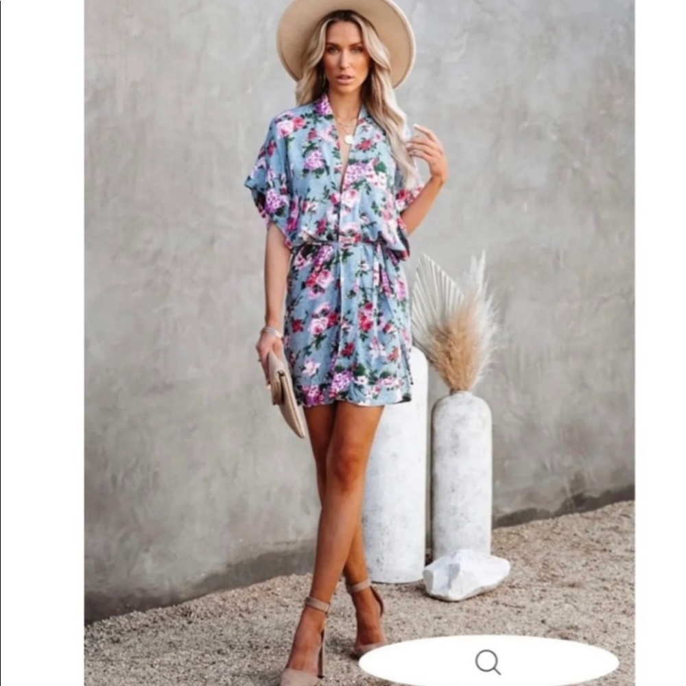 Vici Collection - Recreate Memories Floral Versatile Kimono